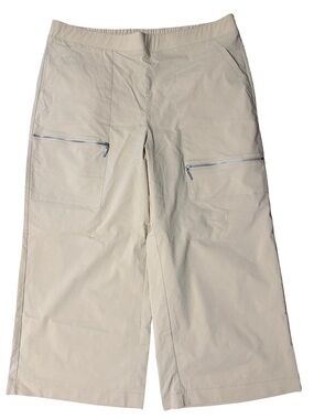 Wynne Layers Cream Cargo Pants Cropped Women's